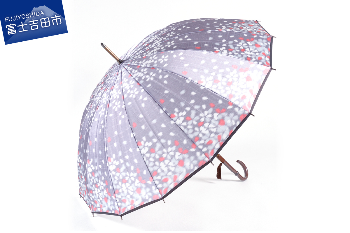 【おすすめ】高級雨傘「桜吹雪」紫色　他サイト75,000円→当サイト会員価格73,000円