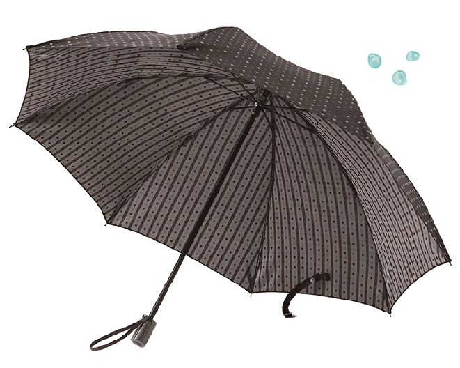 【紳士折りたたみ傘】ネクタイ柄晴雨兼用傘